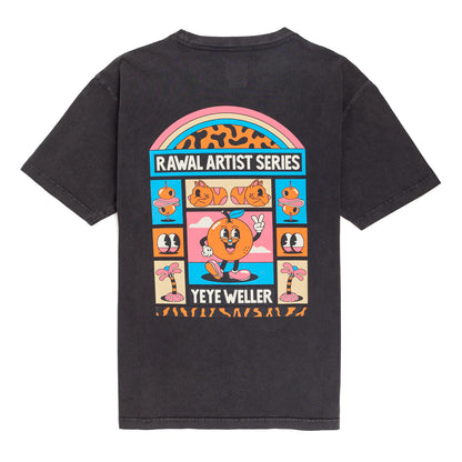 Camiseta Laser Barcelona - Rawal Artist Series X Yeye Weller Faded Black
