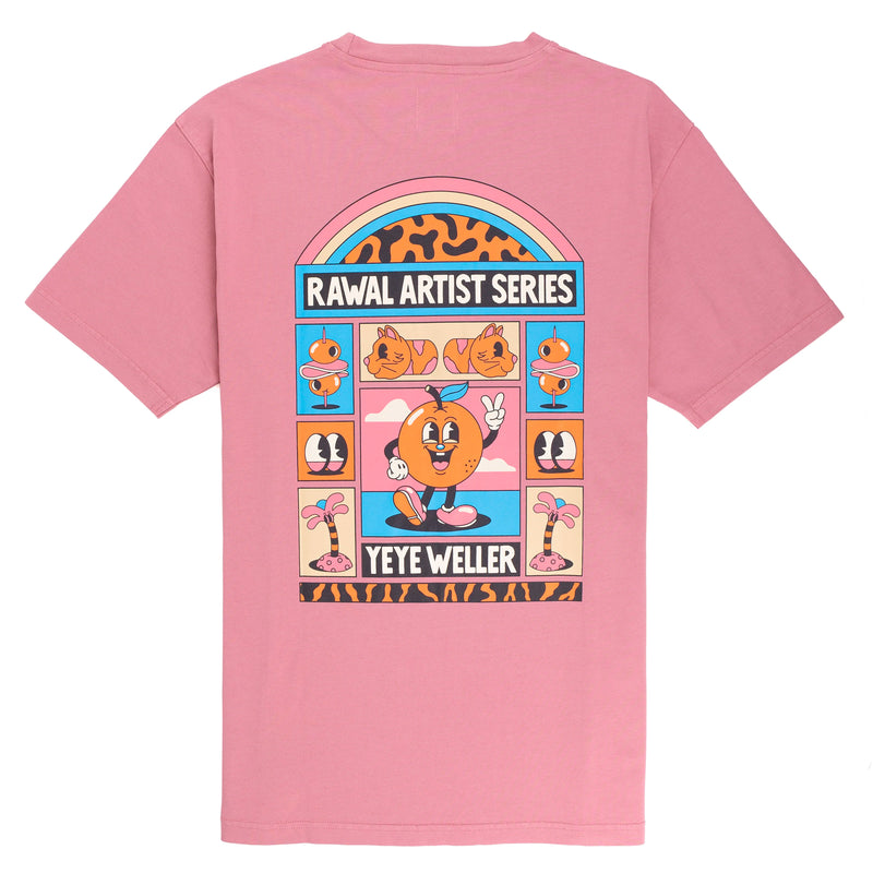 Camiseta Laser Barcelona - Rawal Artist Series X Yeye Weller Dusty Rose