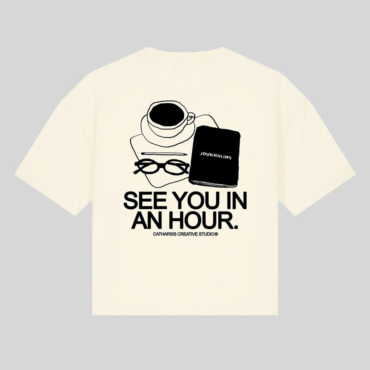 Camiseta Catharsis - See You In An Hour Cropped ☕📓