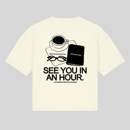 Camiseta Catharsis - See You In An Hour Cropped ☕📓