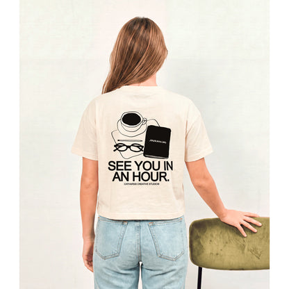 Camiseta Catharsis - See You In An Hour Cropped ☕📓