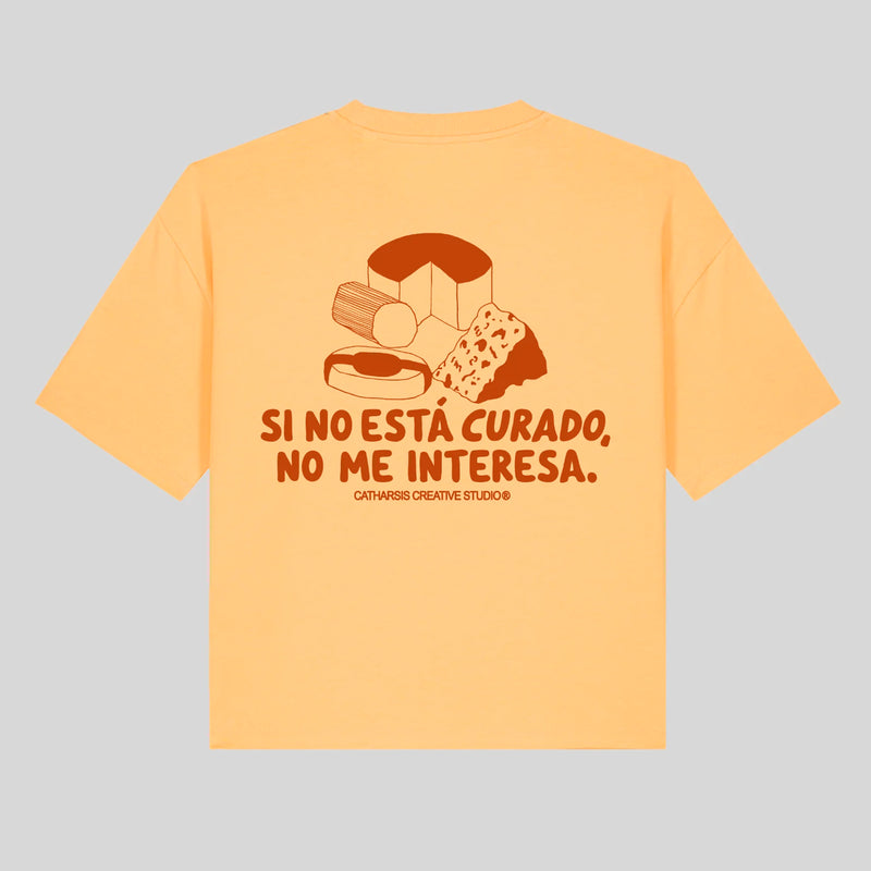 Camiseta Catharsis - Si no está Curado, No me Interesa Cropped 🧀