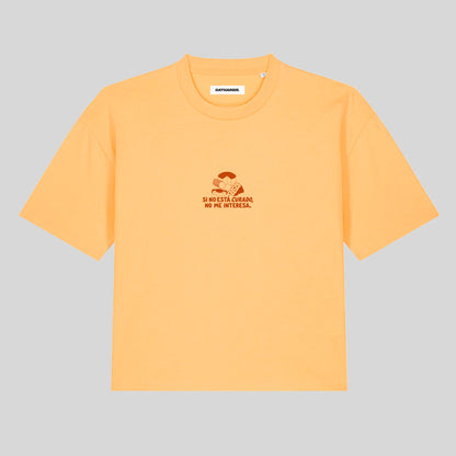 Camiseta Catharsis - Si no está Curado, No me Interesa Cropped 🧀