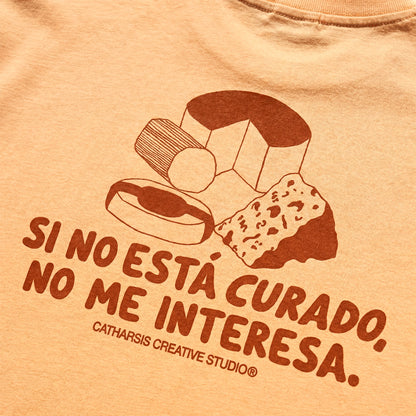 Camiseta Catharsis - Si no está Curado, No me Interesa Cropped 🧀
