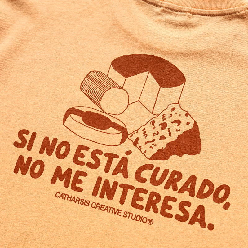 Camiseta Catharsis - Si no está Curado, No me Interesa Cropped 🧀