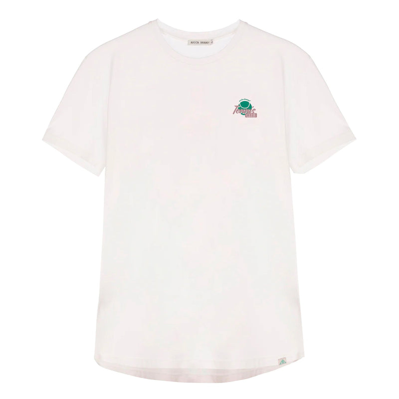 Camiseta Arica Brand - Tennis White 🎾