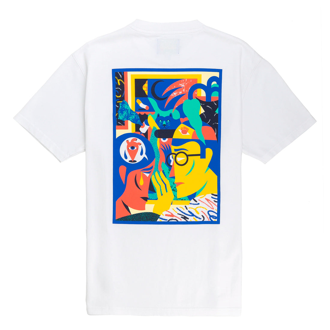 Camiseta Laser Barcelona - Rawal Artist Series X Akacorleone The Heartbreak White