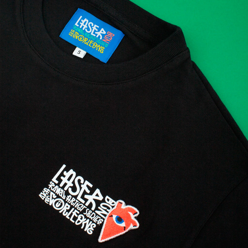 Camiseta Laser Barcelona - Rawal Artist Series X Akacorleone The Heartbreak Black
