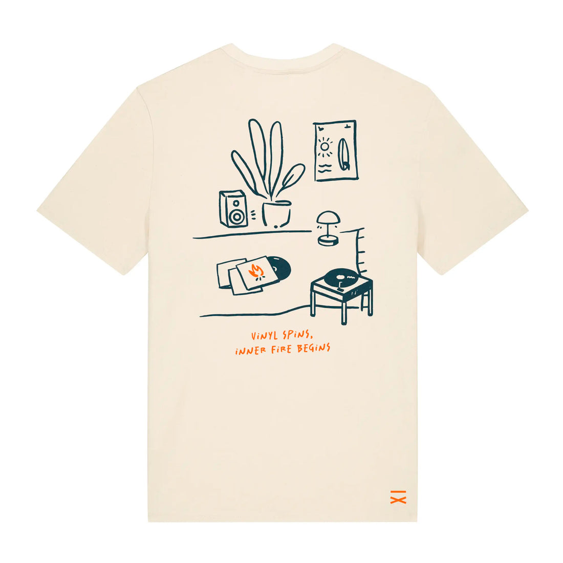 Camiseta Hand Und Feuer - Vinyl Spins