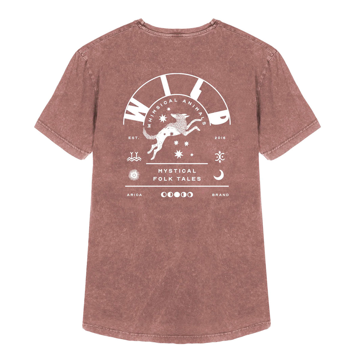 Camiseta Arica Brand - Wild Caramel 🐺🌑