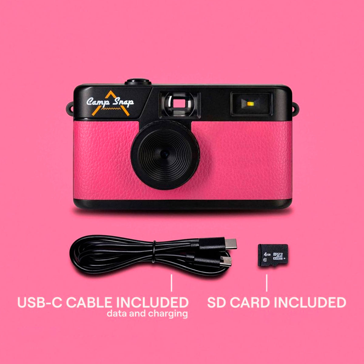 Cámara digital - Camp Snap Flamingo Pink