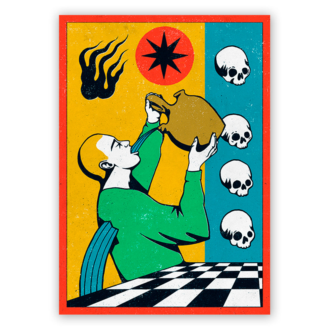 Print de Cámara Pasadas A4 - "Campiña"