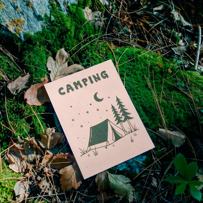 Postal plantable - Camping ⛺