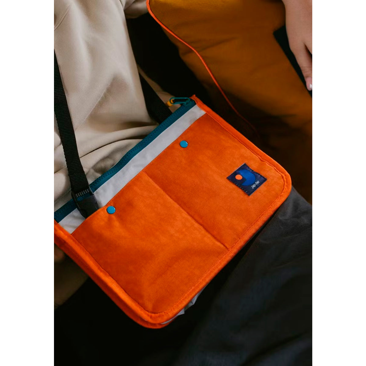 Bolso Japfac - Candy 2nd Orange/White