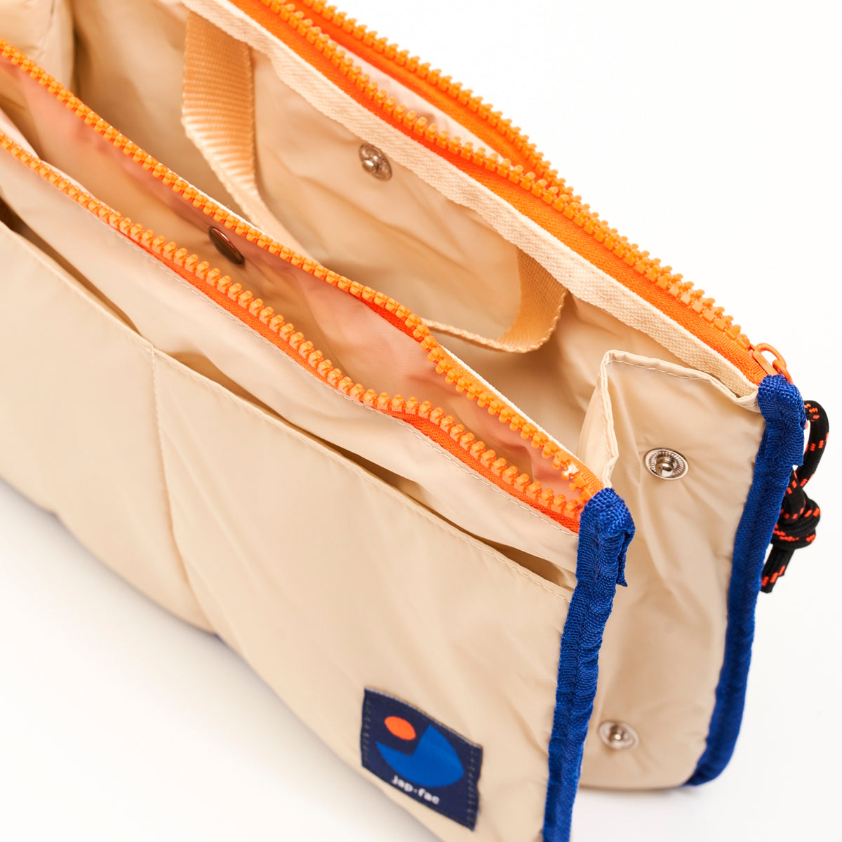 Bolso Japfac - Candy Cream/Blue