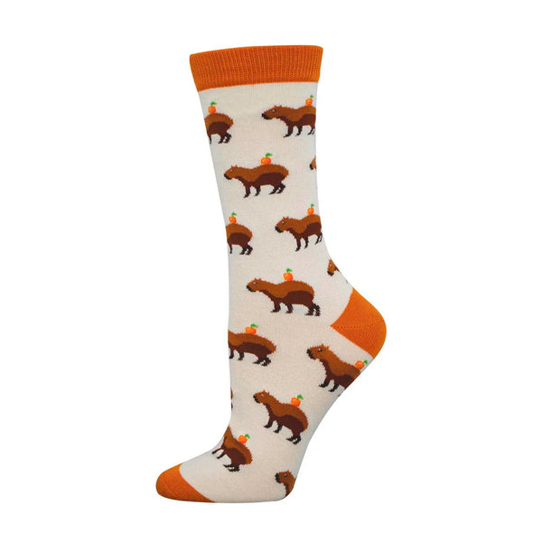 Calcetines de bambú - Capybara Orange