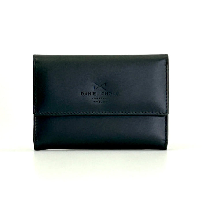 Cartera con solapa Daniel Chong - Negro