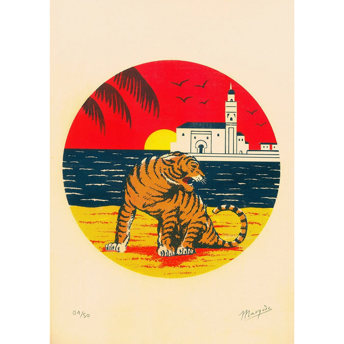 Print de El Marqués A4 - "Casablanca" 🐯