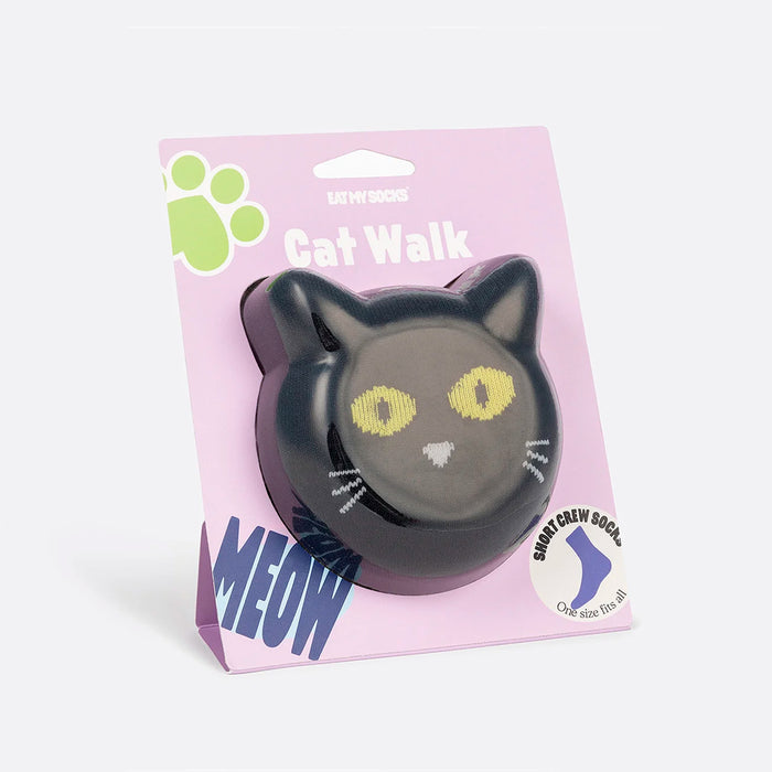 Calcetines Eat my socks - Cat Walk Black 🐱