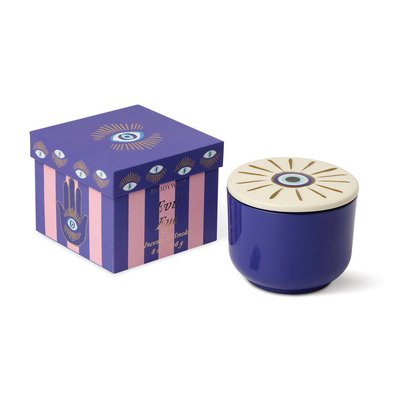 Vela en cuenco de vidrio Paddywax - Evil Eye 🧿