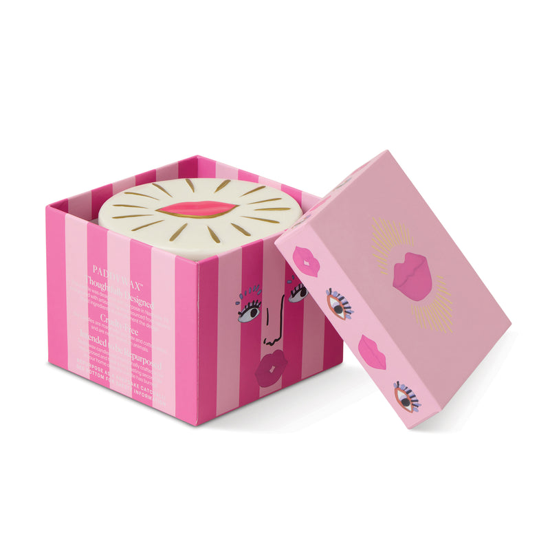 Vela en cuenco de vidrio Paddywax - Kiss for Luck 👄