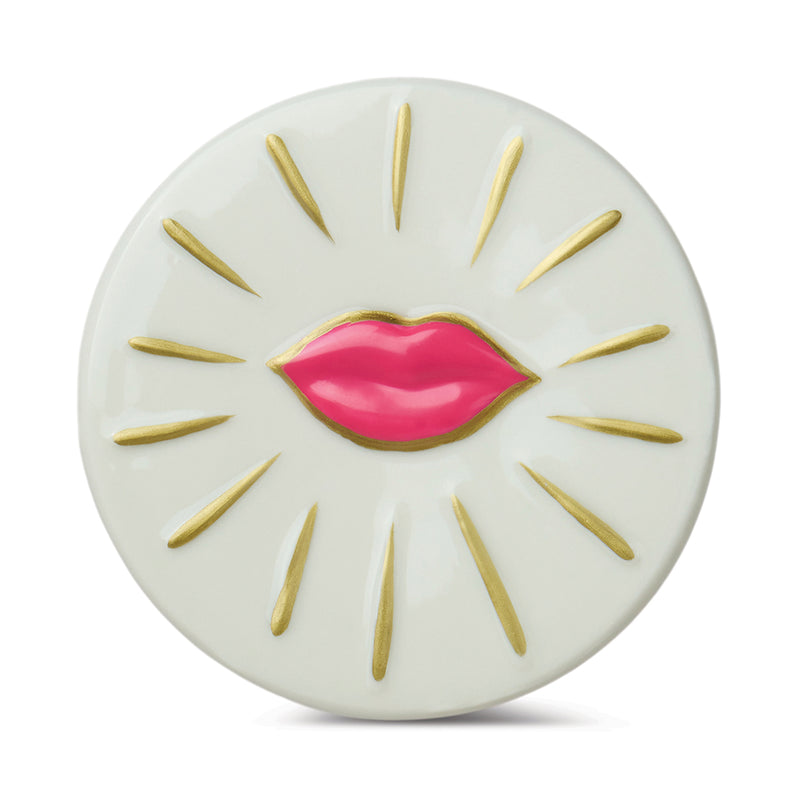 Vela en cuenco de vidrio Paddywax - Kiss for Luck 👄