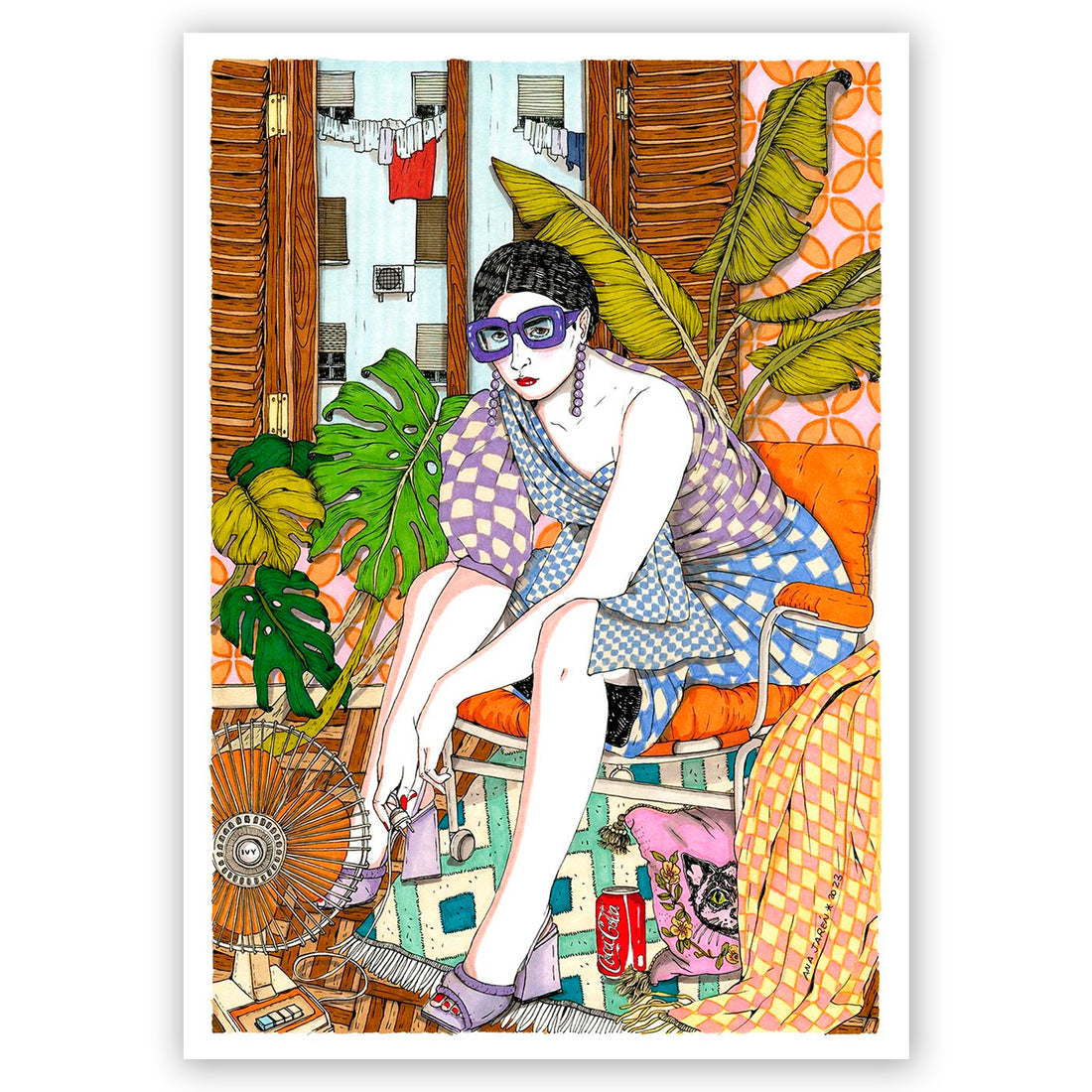 Print de Ana Jarén A4 - "Chiquita Piconera"