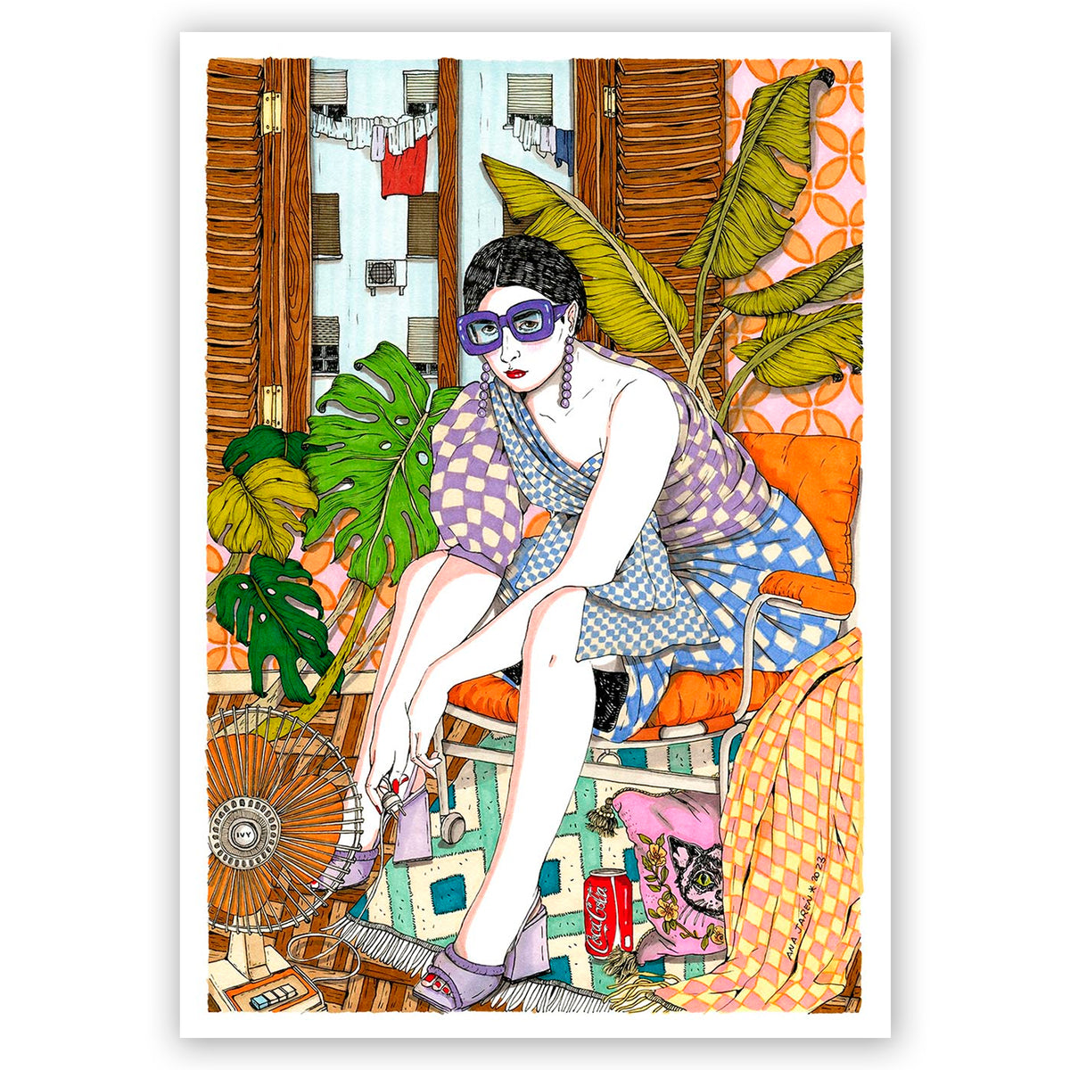 Print de Ana Jarén A4 - "Chiquita Piconera"