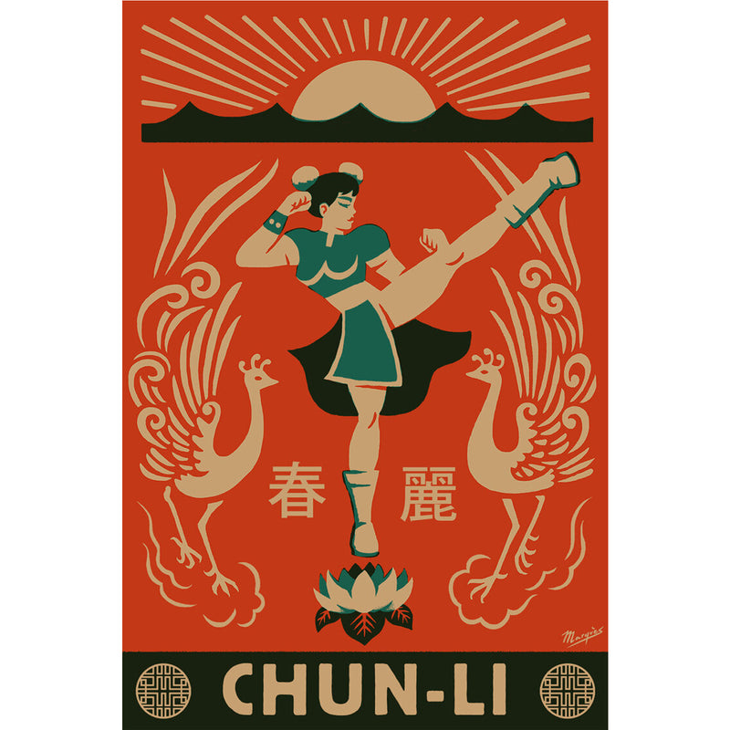 Print de El Marqués A4 - "Chun-Li"