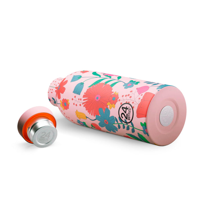 Botella de acero inoxidable 500 ml 24Bottles - Clima Bloom Bloom Pink