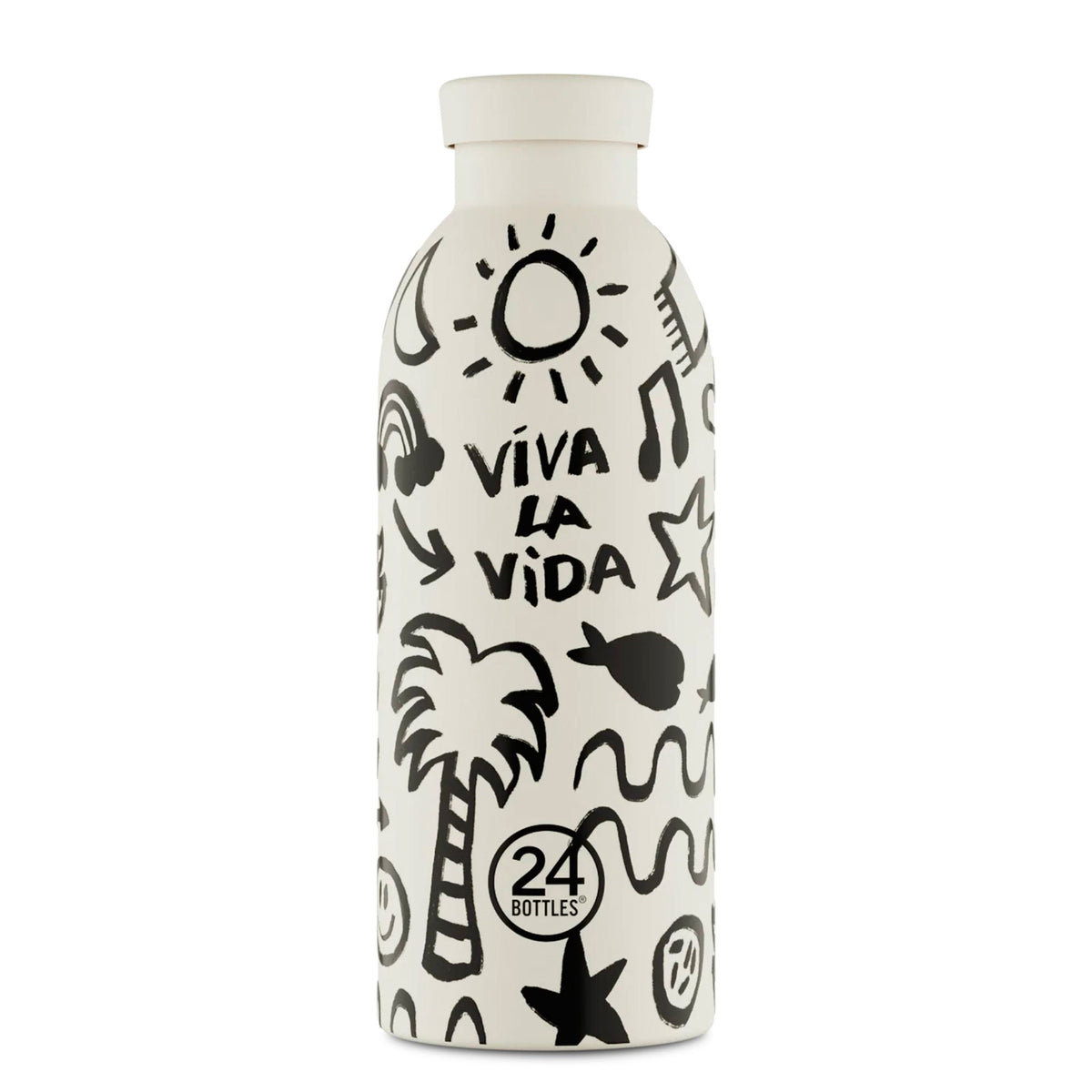 Botella de acero inoxidable 500 ml 24Bottles - Clima Viva La Vida