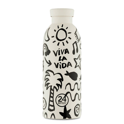 Botella de acero inoxidable 500 ml 24Bottles - Clima Viva La Vida