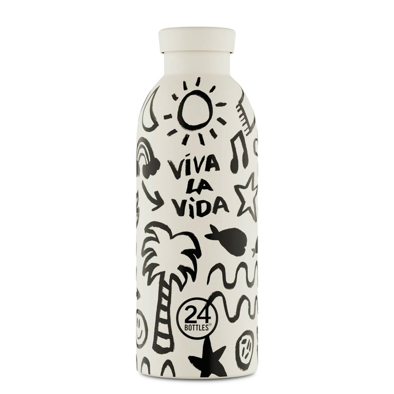 Botella de acero inoxidable 500 ml 24Bottles - Clima Viva La Vida