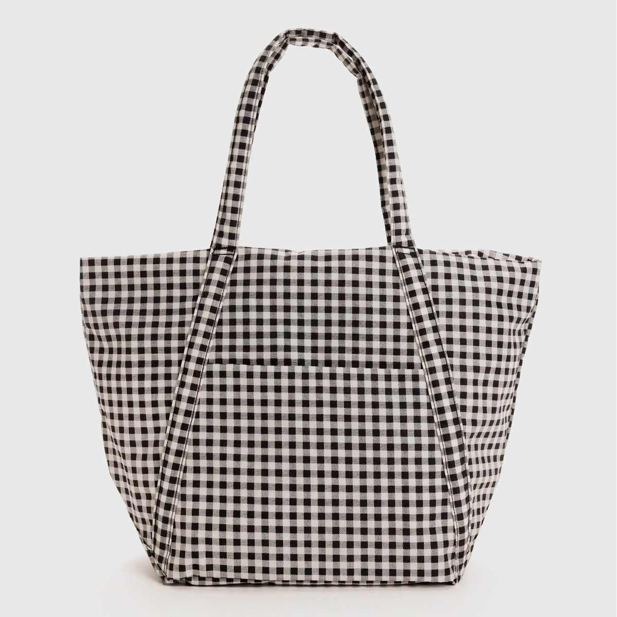 Bolso Nube Baggu - Black &amp; White Gingham