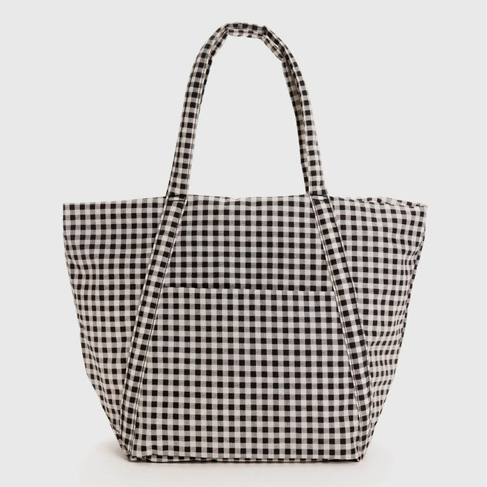 Bolso Nube Baggu - Black & White Gingham