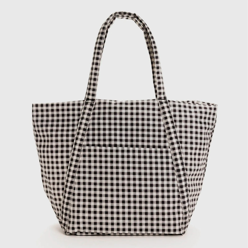 Bolso Nube Baggu - Black & White Gingham