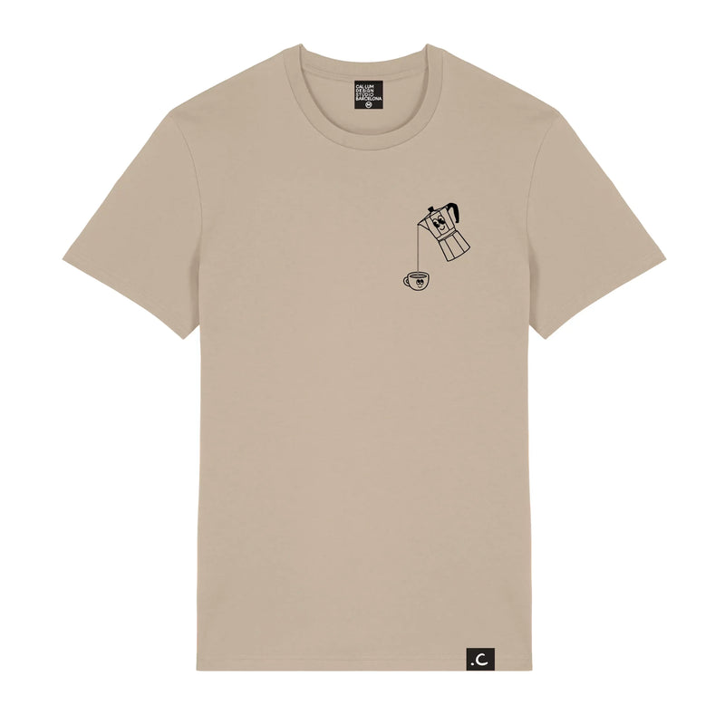 Camiseta - "Coffee Lovers Club" Sandstone ☕