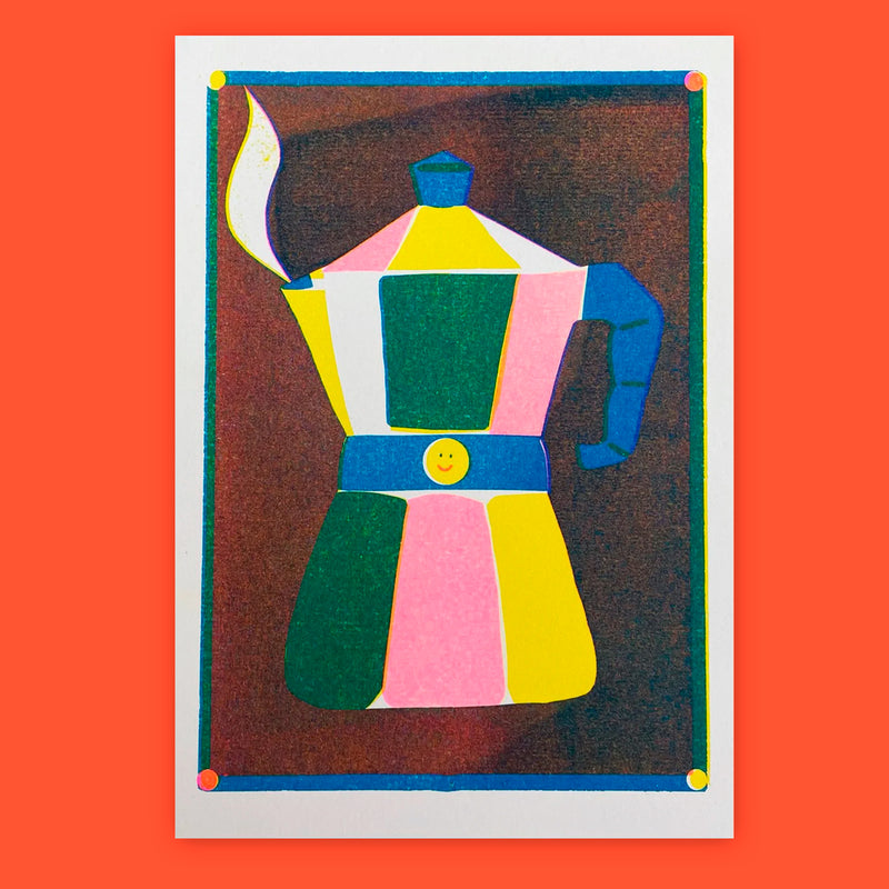 Print de Naomi Wilkinson A5 - "Coffee Pot" ☕