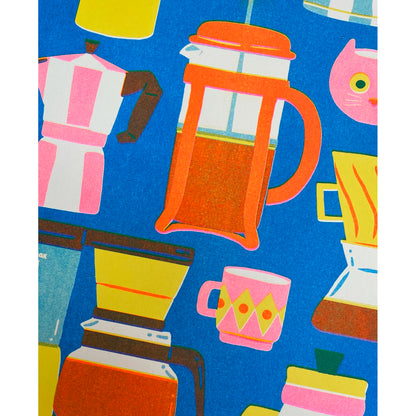 Print de Naomi Wilkinson A3 - "Coffee Pot" ☕