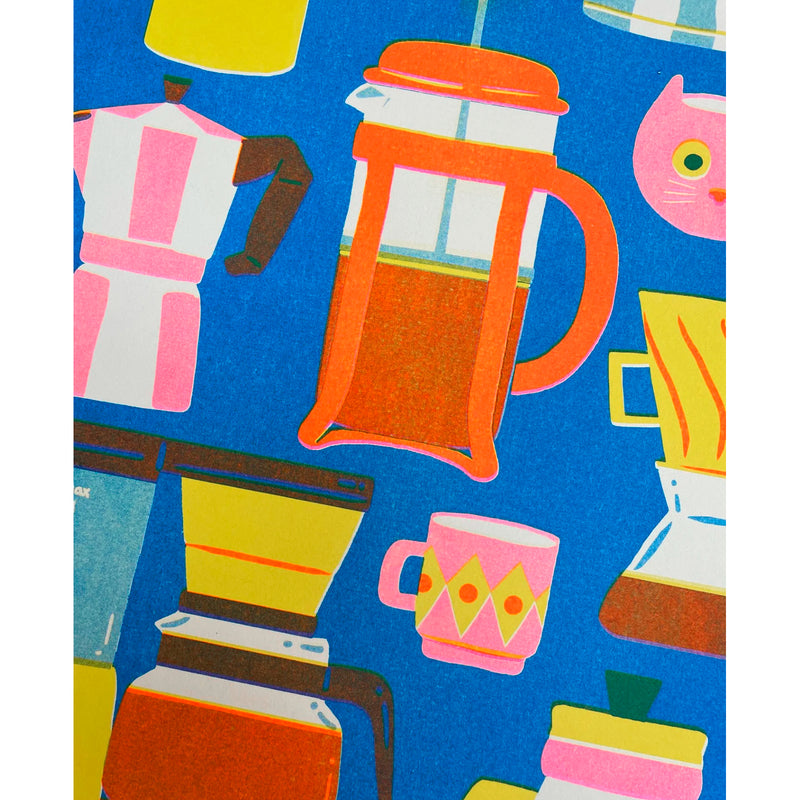 Print de Naomi Wilkinson A3 - "Coffee Pot" ☕