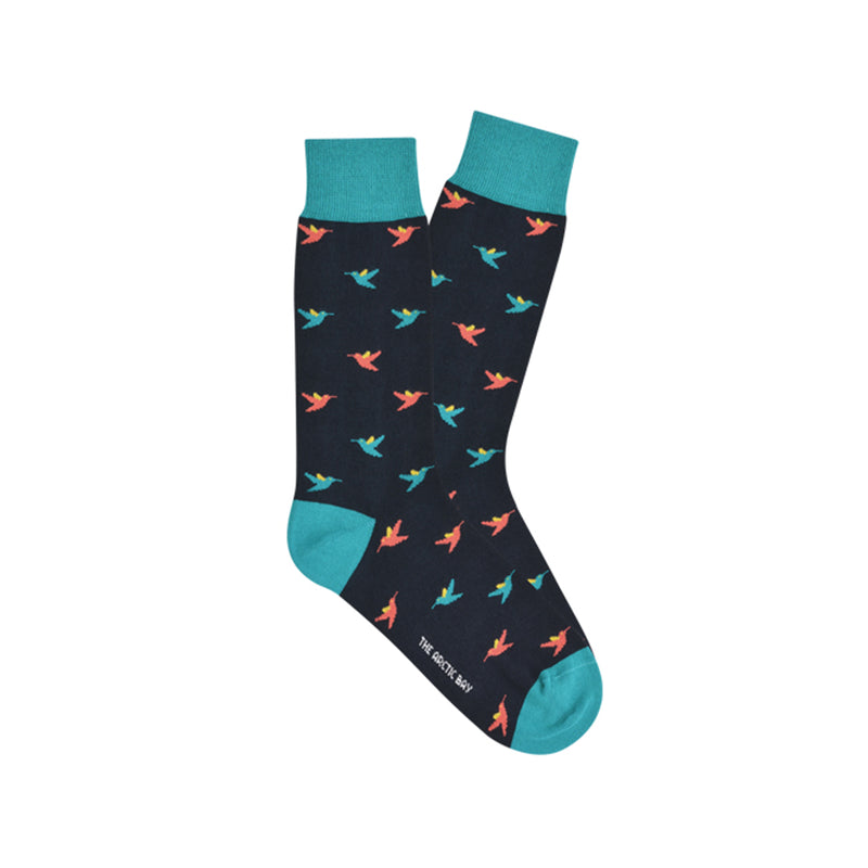 Calcetines - Colibrí Azul Oscuro