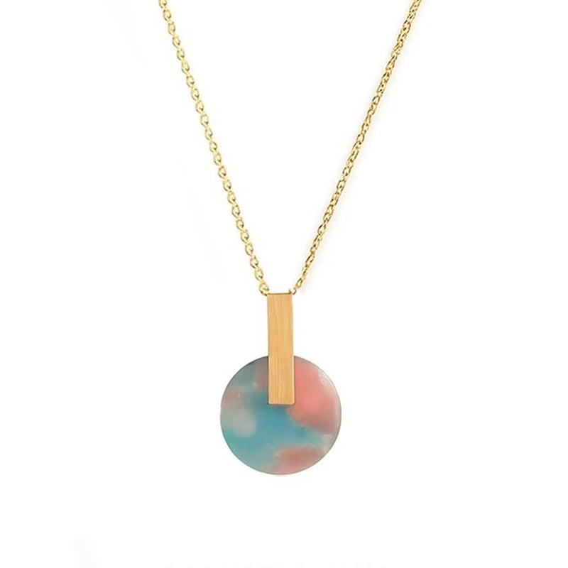 Collar Lavs Jewels - Aura Blue/Pink