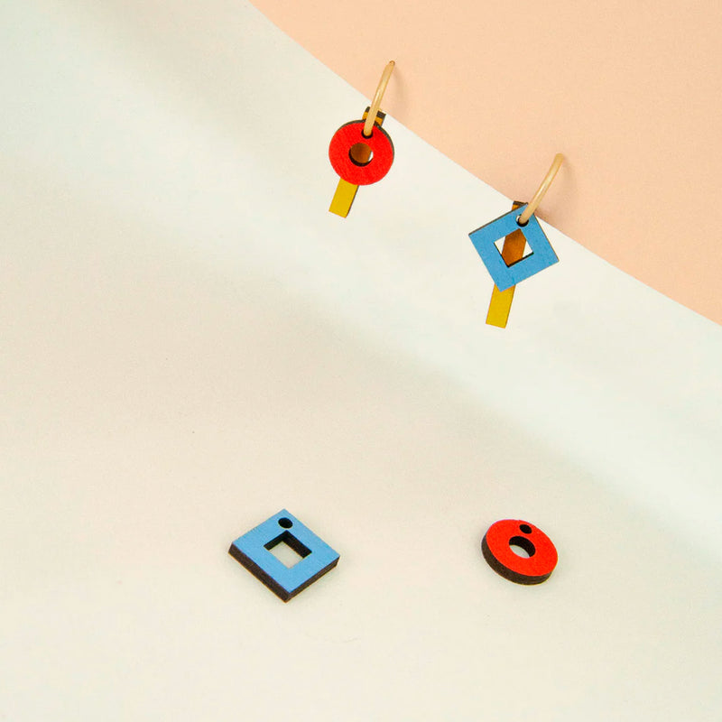 Pendientes de aro intercambiables Materia Rica - Colour Set