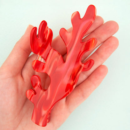 Pinza para el pelo - Coral