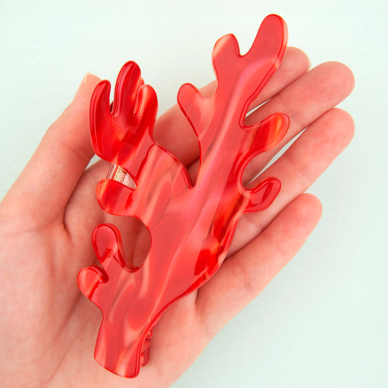 Pinza para el pelo - Coral
