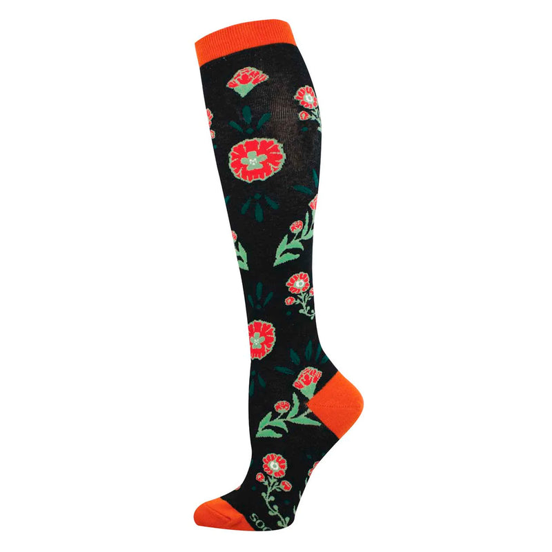 Calcetines altos - Crawling Flowers