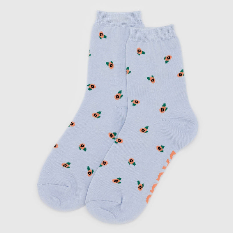 Calcetines Baggu - Blue Rosette