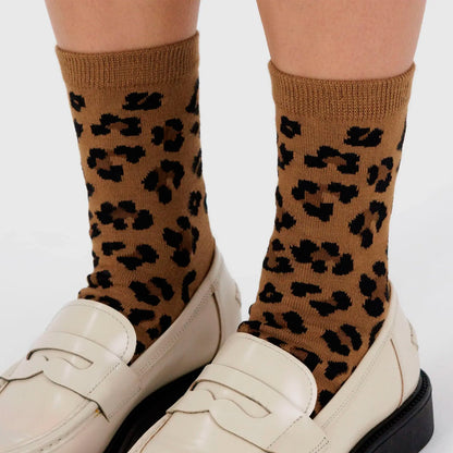Calcetines Baggu - Dark Leopard