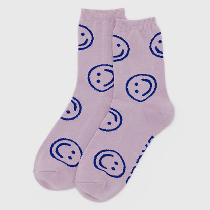 Calcetines Baggu - Dusty Pink Happy