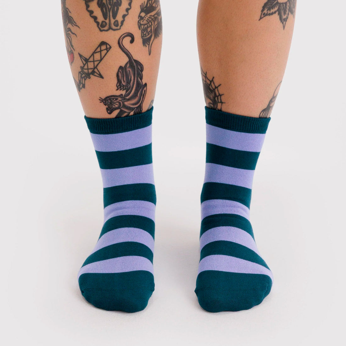 Calcetines Baggu - Malachite Stripe